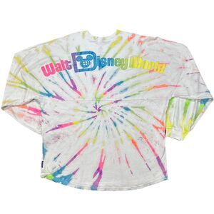 Walt Disney World Spirit Jersey Tie Dye Size XL Puff Ink Long Sleeve Unisex